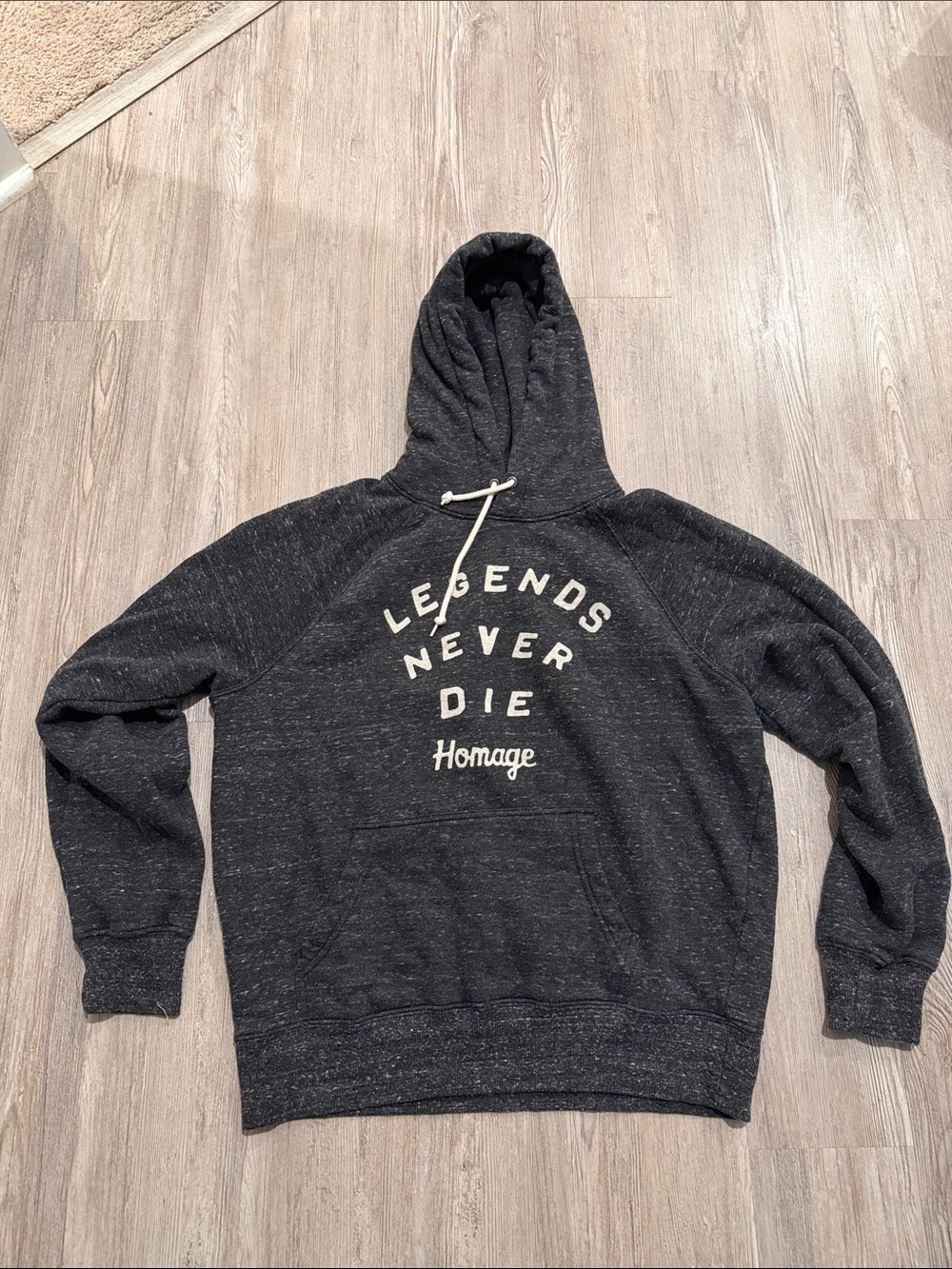 HOMAGE Black 'Legends Never Die' Pullover Hoodie